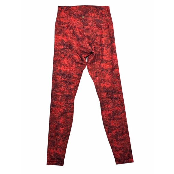 Lululemon Align Pant 28" *Lunar New Year Sz 8 Intricate Oasis Love Red Luxtreme - Picture 3 of 9